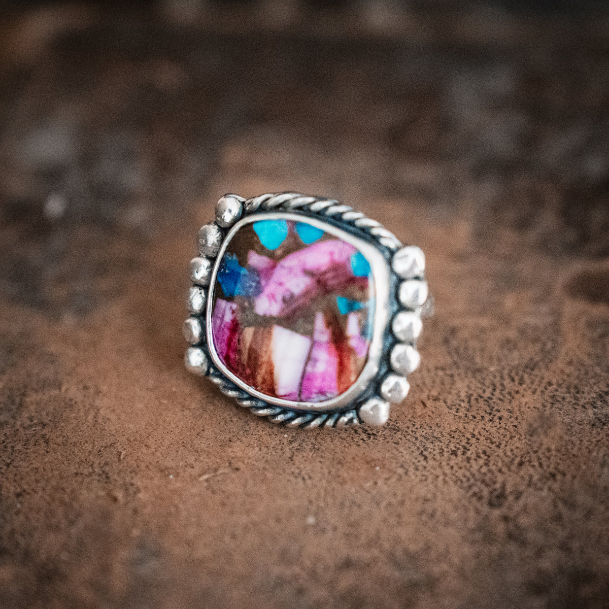 Kingman Confetti Ring -adjusted to your size