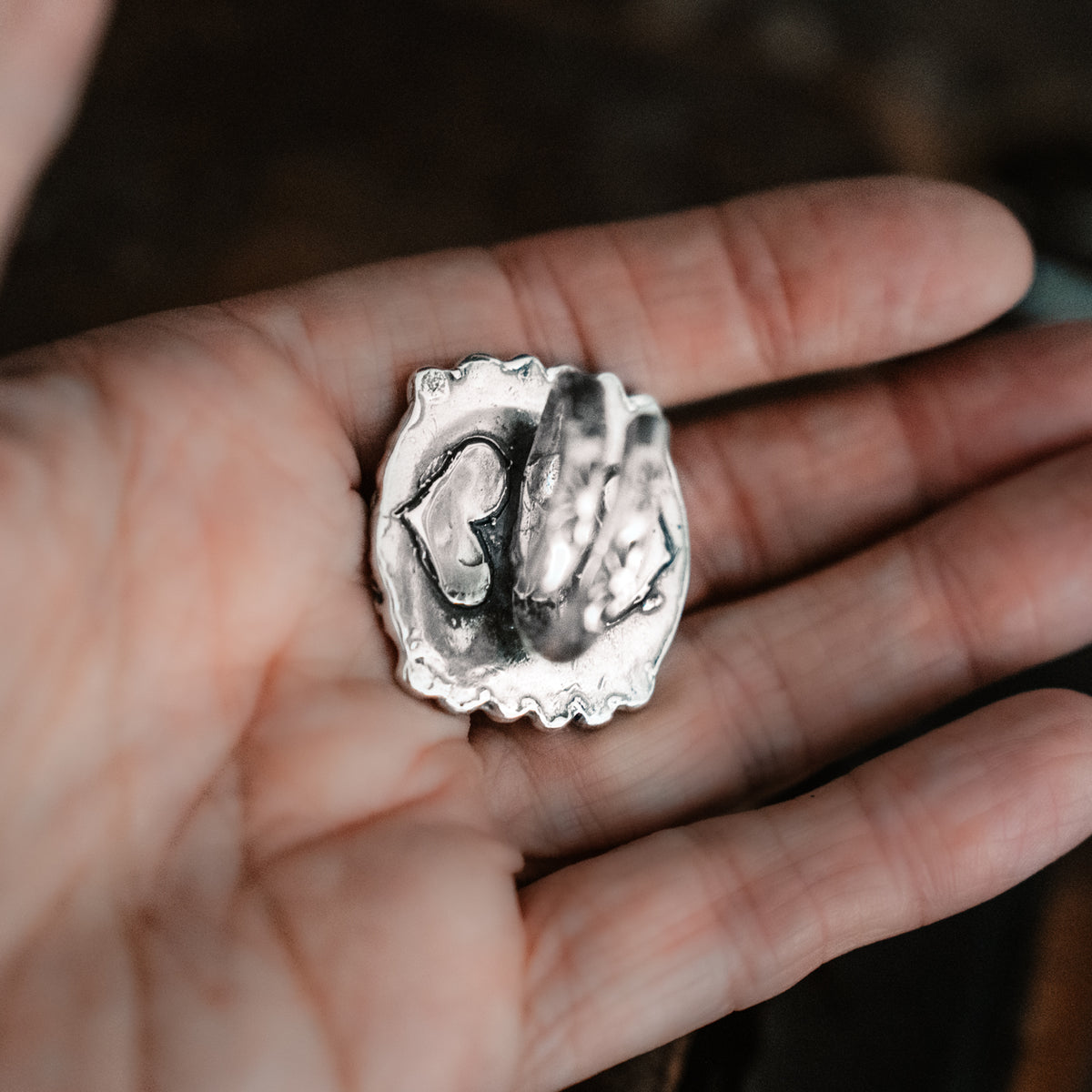 Kingman Confetti Ring -adjusted to your size
