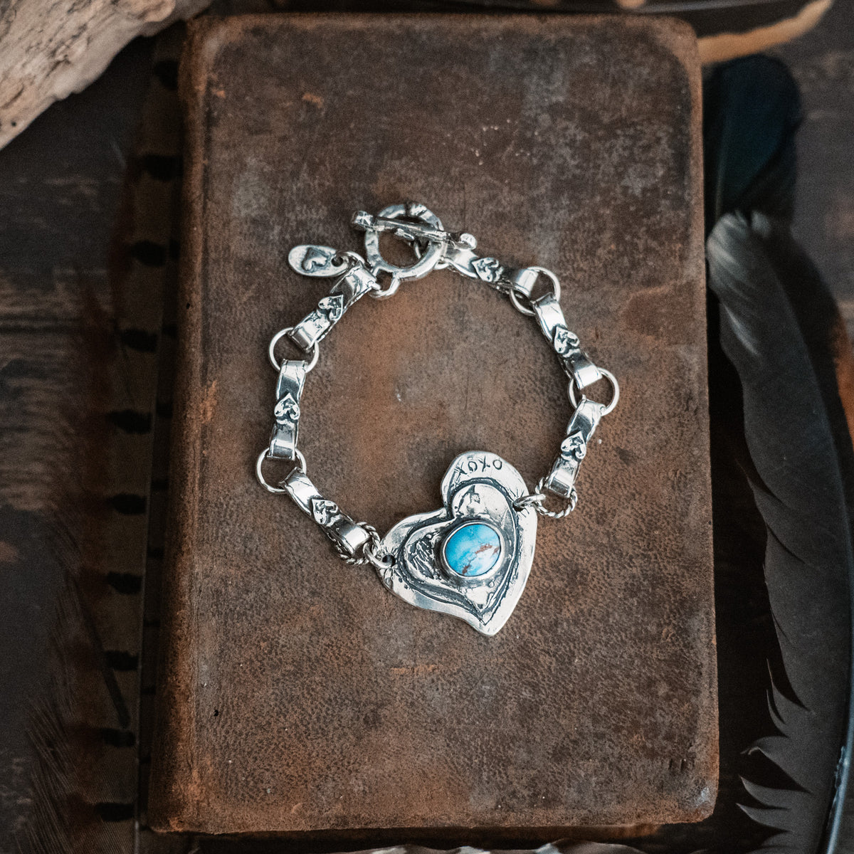 Courage My Love Turquoise Bracelet