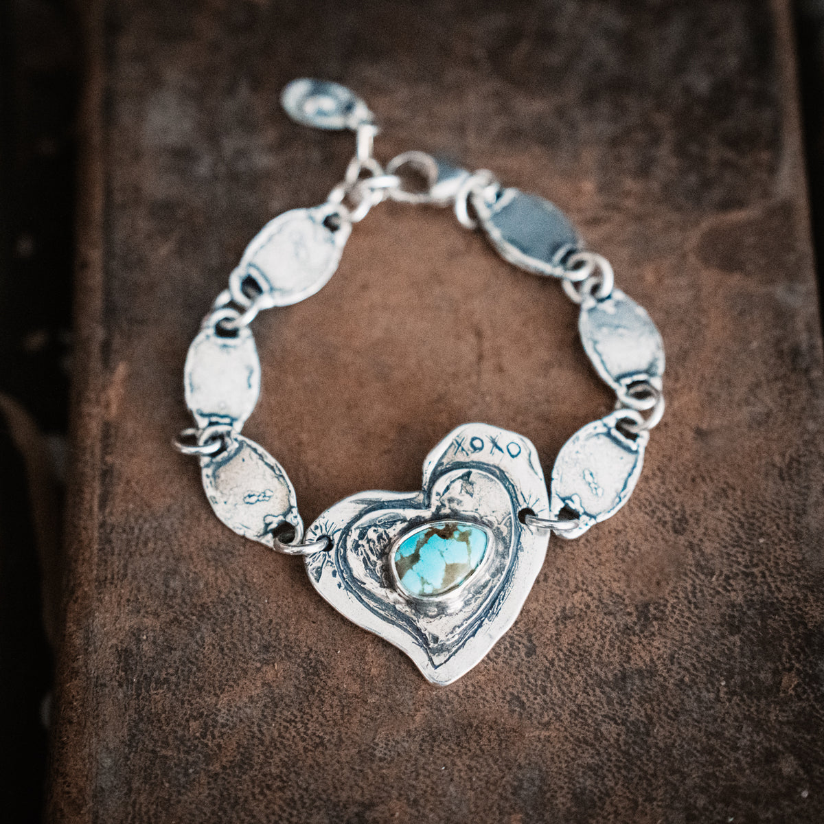 Courage My Love Turquoise Bracelet