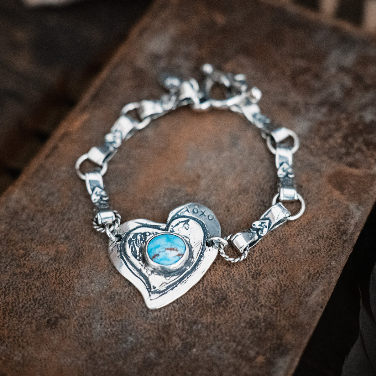 Courage My Love Turquoise Bracelet