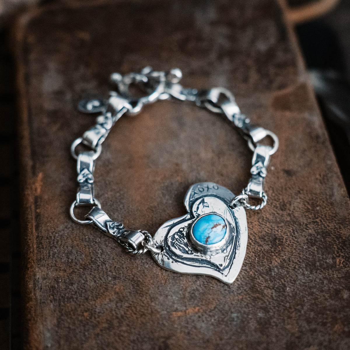 Courage My Love Turquoise Bracelet