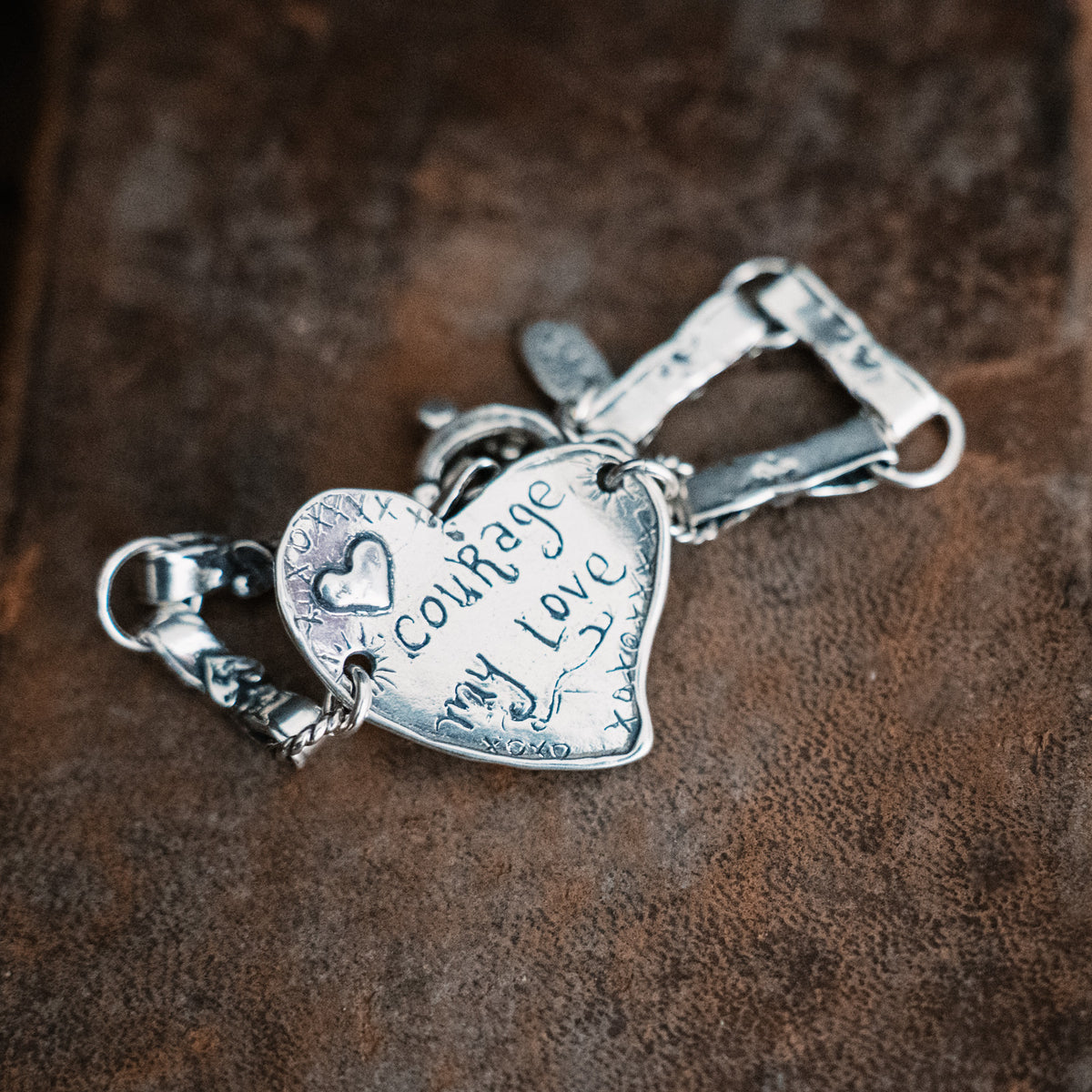 Courage My Love Turquoise Bracelet