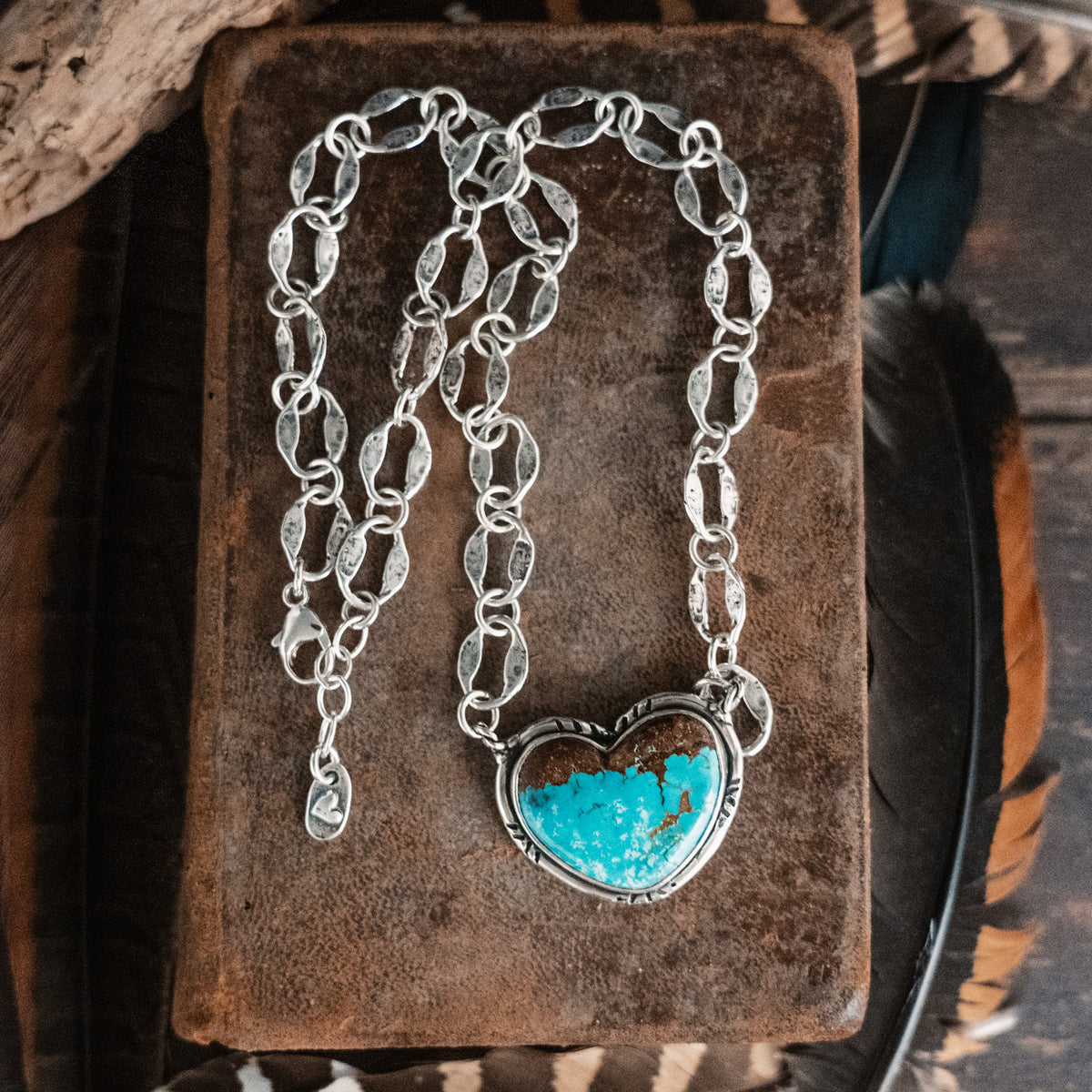 Courage My Love Necklace Kingman Turquoise
