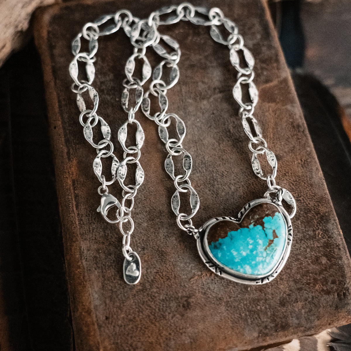 Courage My Love Necklace Kingman Turquoise