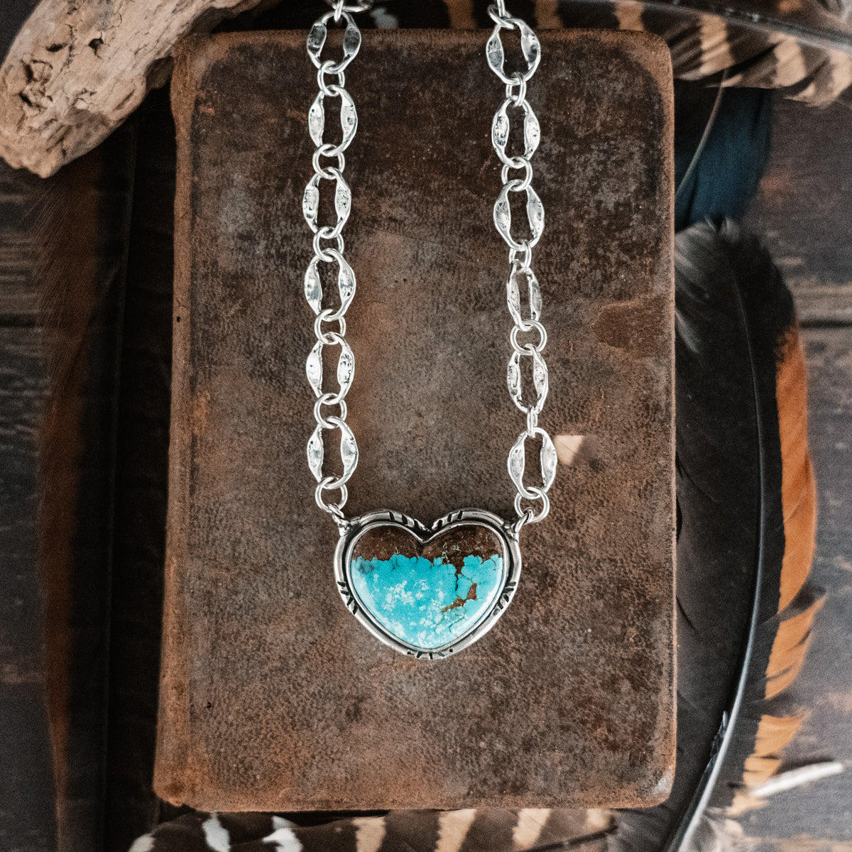 Courage My Love Necklace Kingman Turquoise