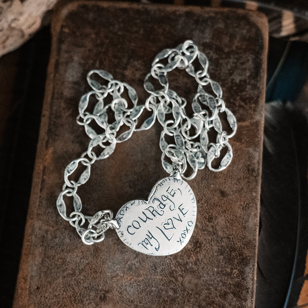 Courage My Love Necklace Kingman Turquoise