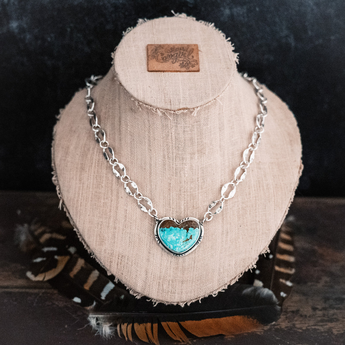 Courage My Love Necklace Kingman Turquoise