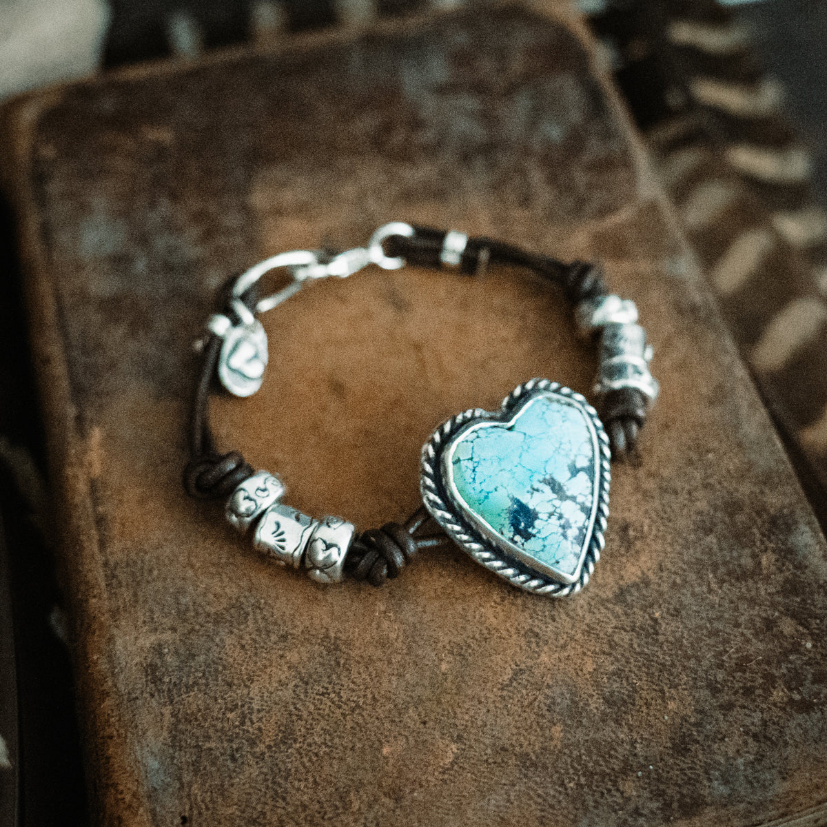 Cowgirl Heart Turquoise Bracelet