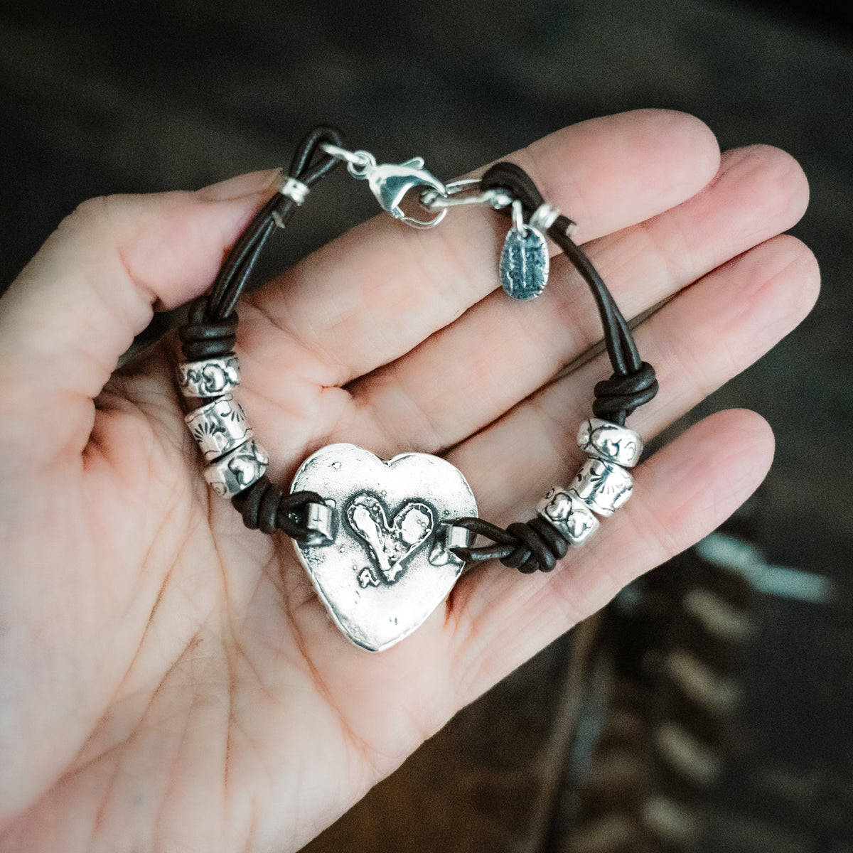 Cowgirl Heart Turquoise Bracelet