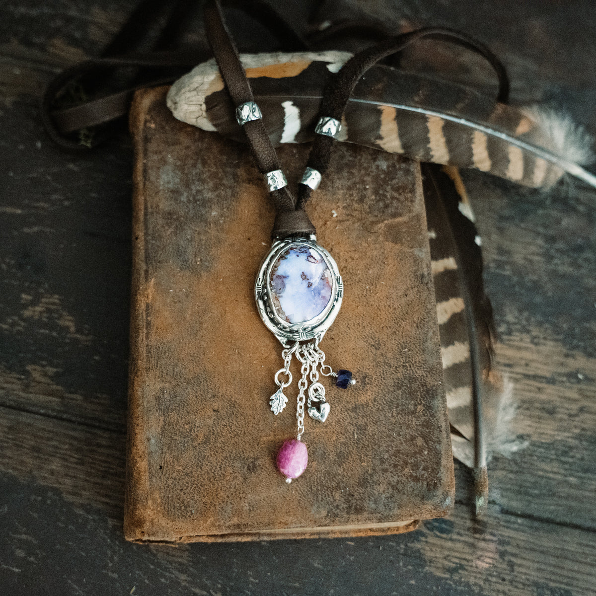 CUSTOM for APRIL- Supernova Cantera Opal Necklace