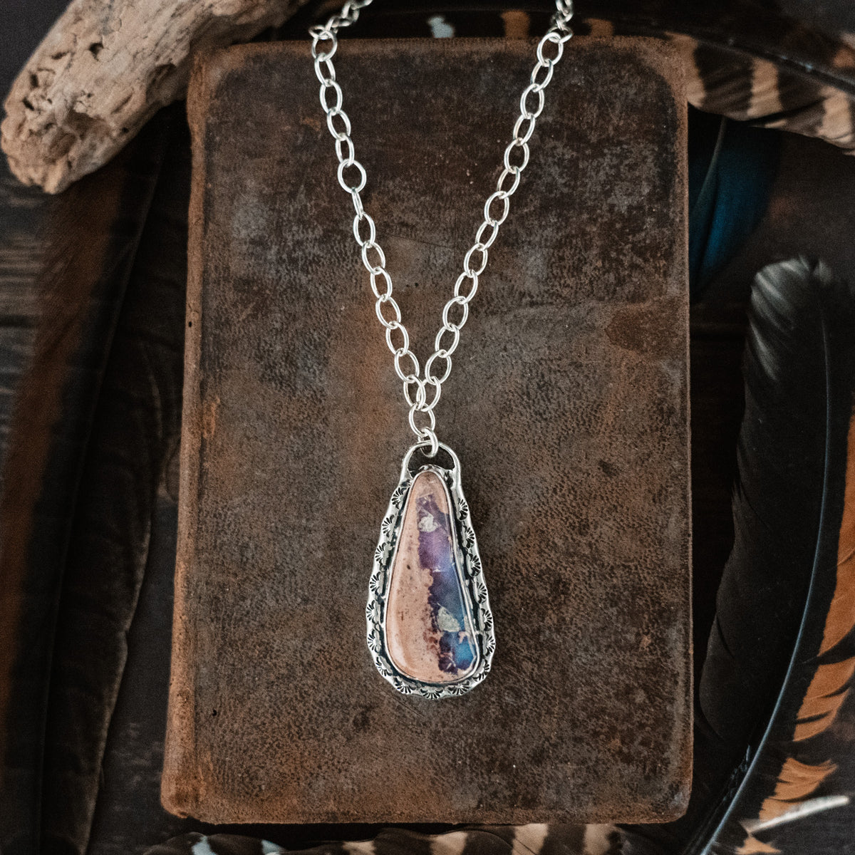 Dream Chaser Lavender Cantera Opal Necklace