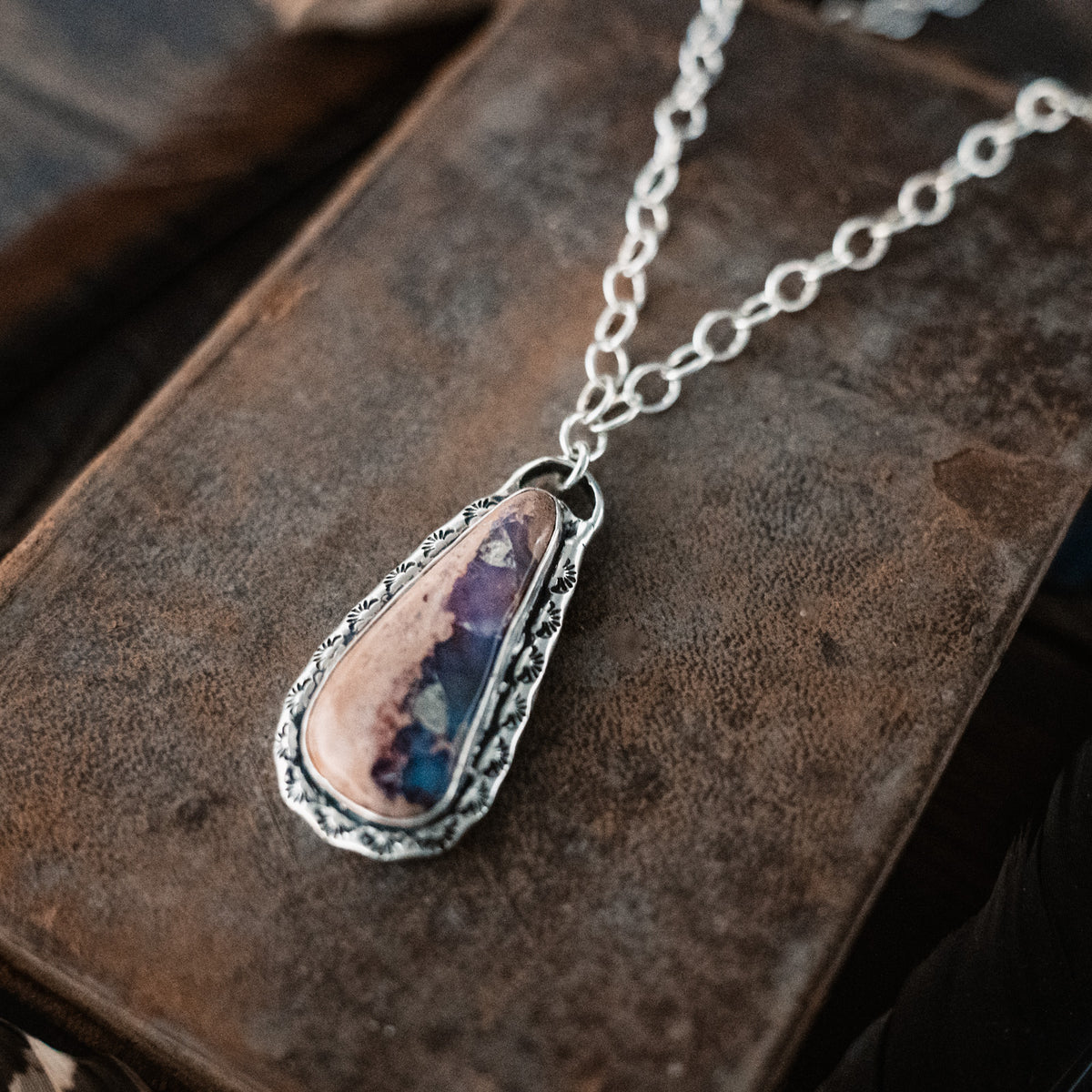 Dream Chaser Lavender Cantera Opal Necklace