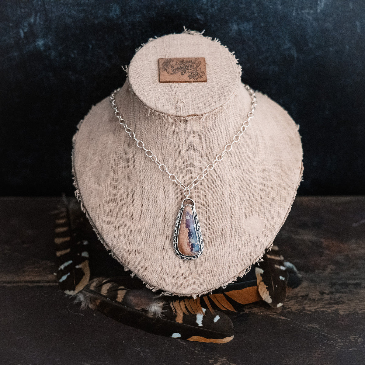 Dream Chaser Lavender Cantera Opal Necklace