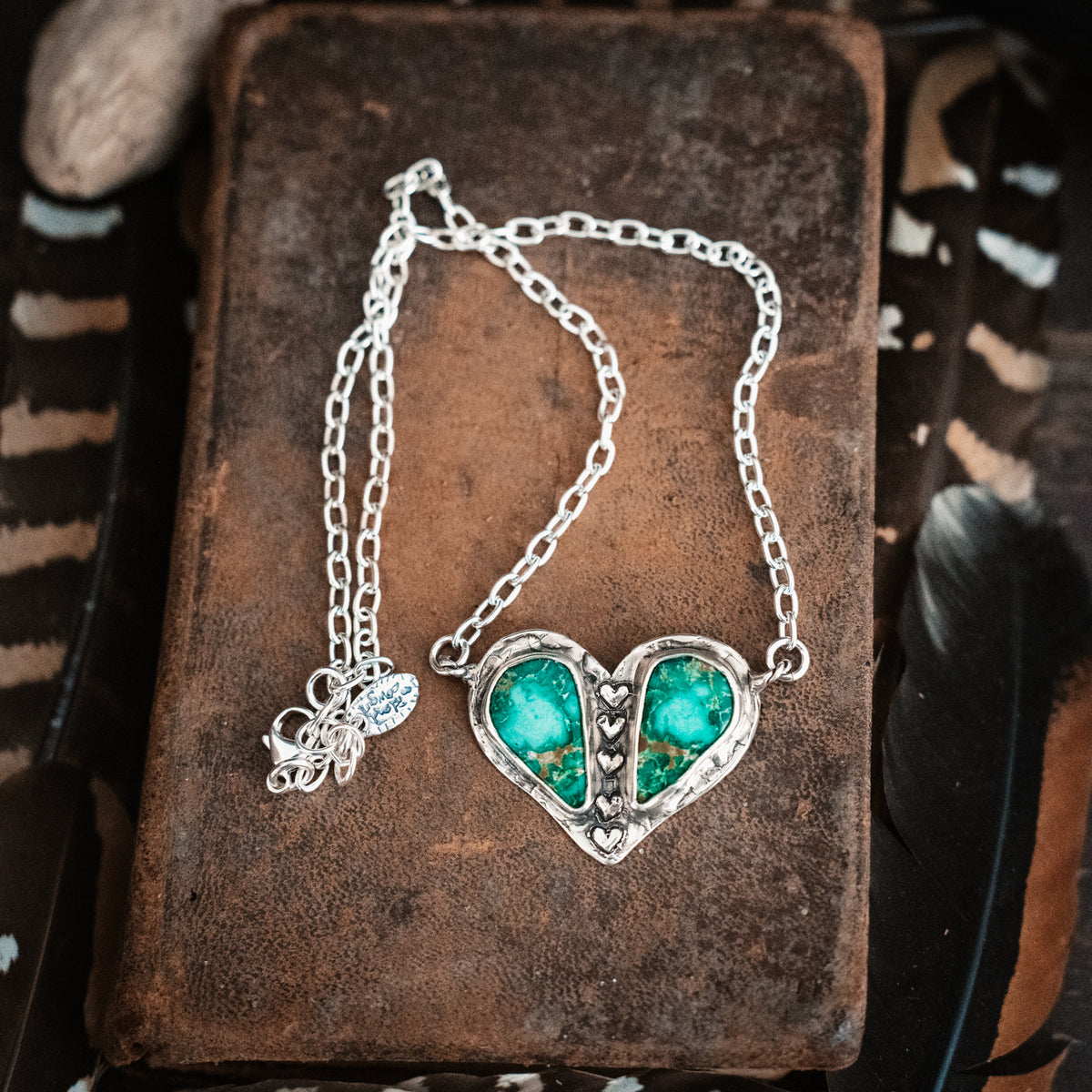 Dreams Start Here Broken Arrow Turquoise Necklace