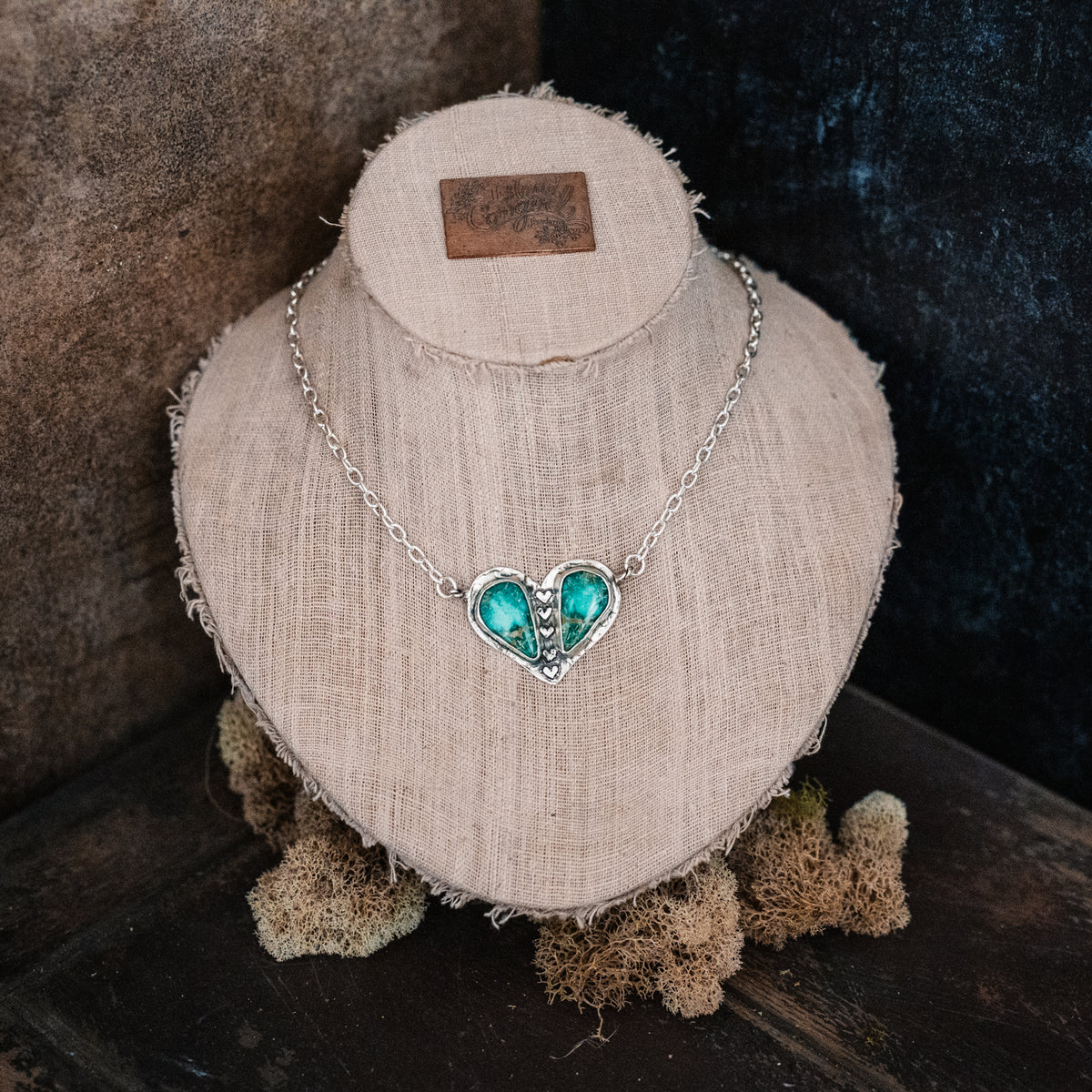 Dreams Start Here Broken Arrow Turquoise Necklace