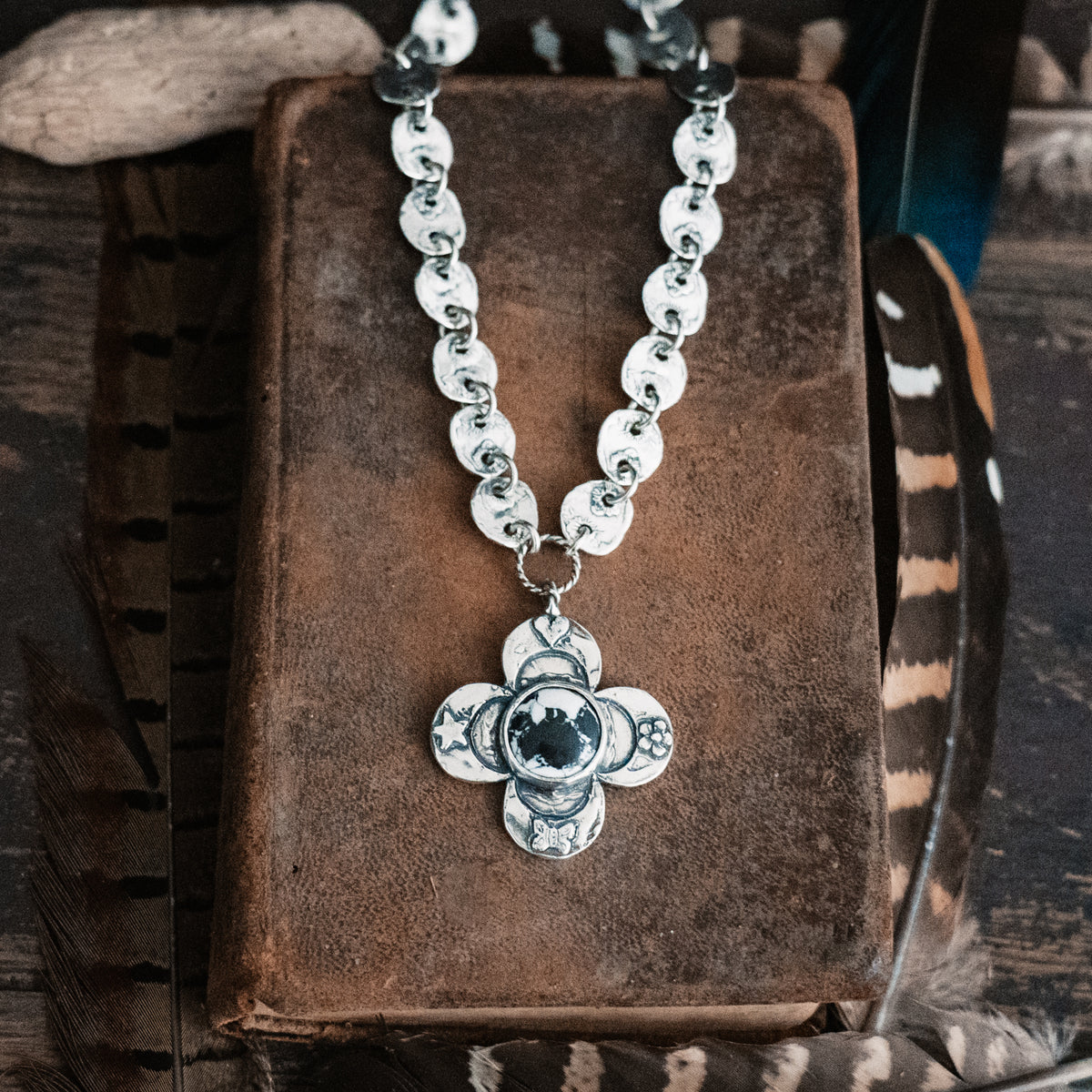 Faith and Grace White Buffalo Necklace
