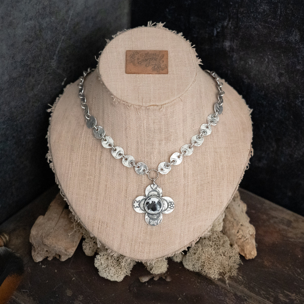 Faith and Grace White Buffalo Necklace