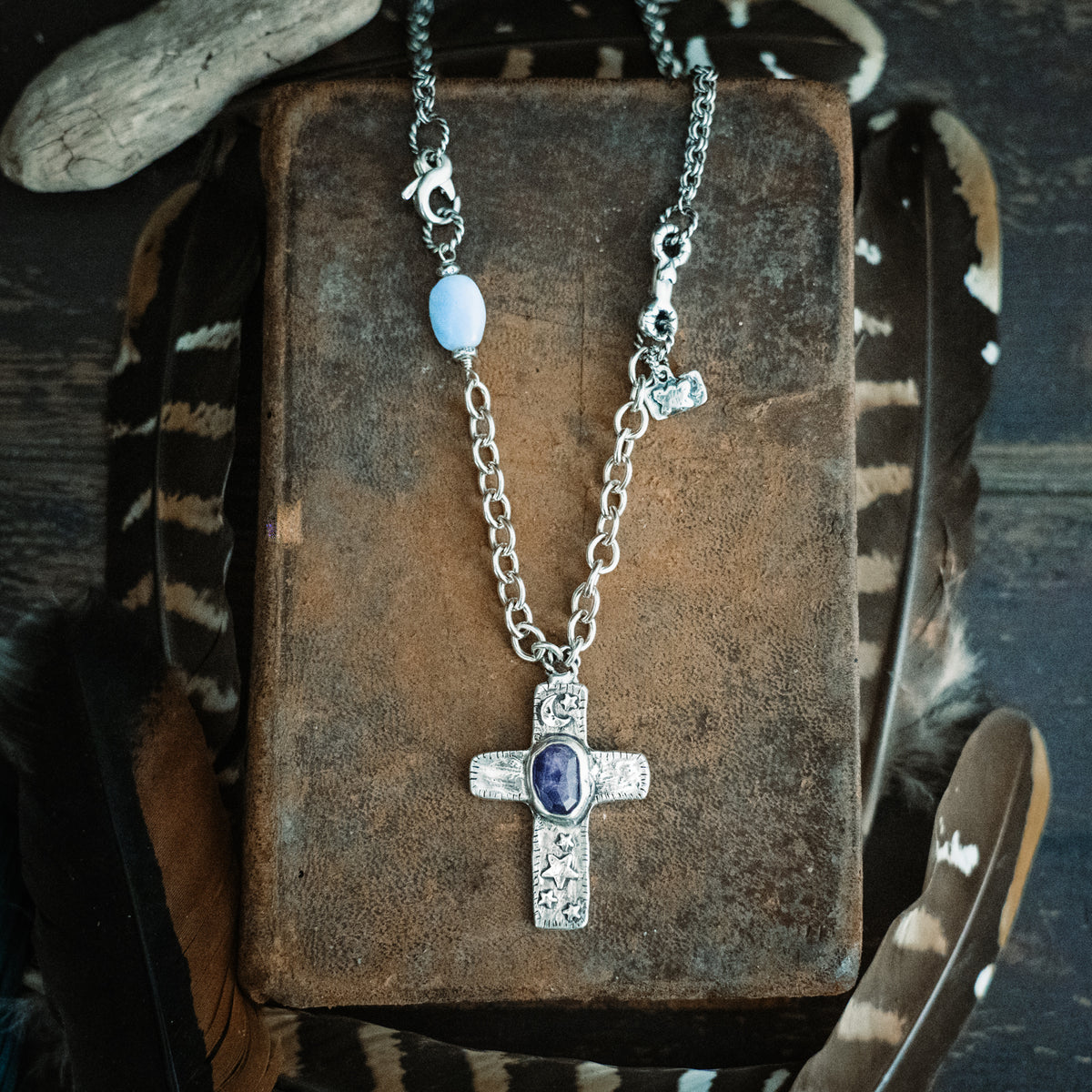 Faith Follows the Light Amethyst Necklace