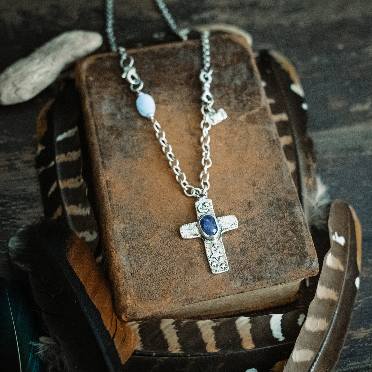 Faith Follows the Light Amethyst Necklace
