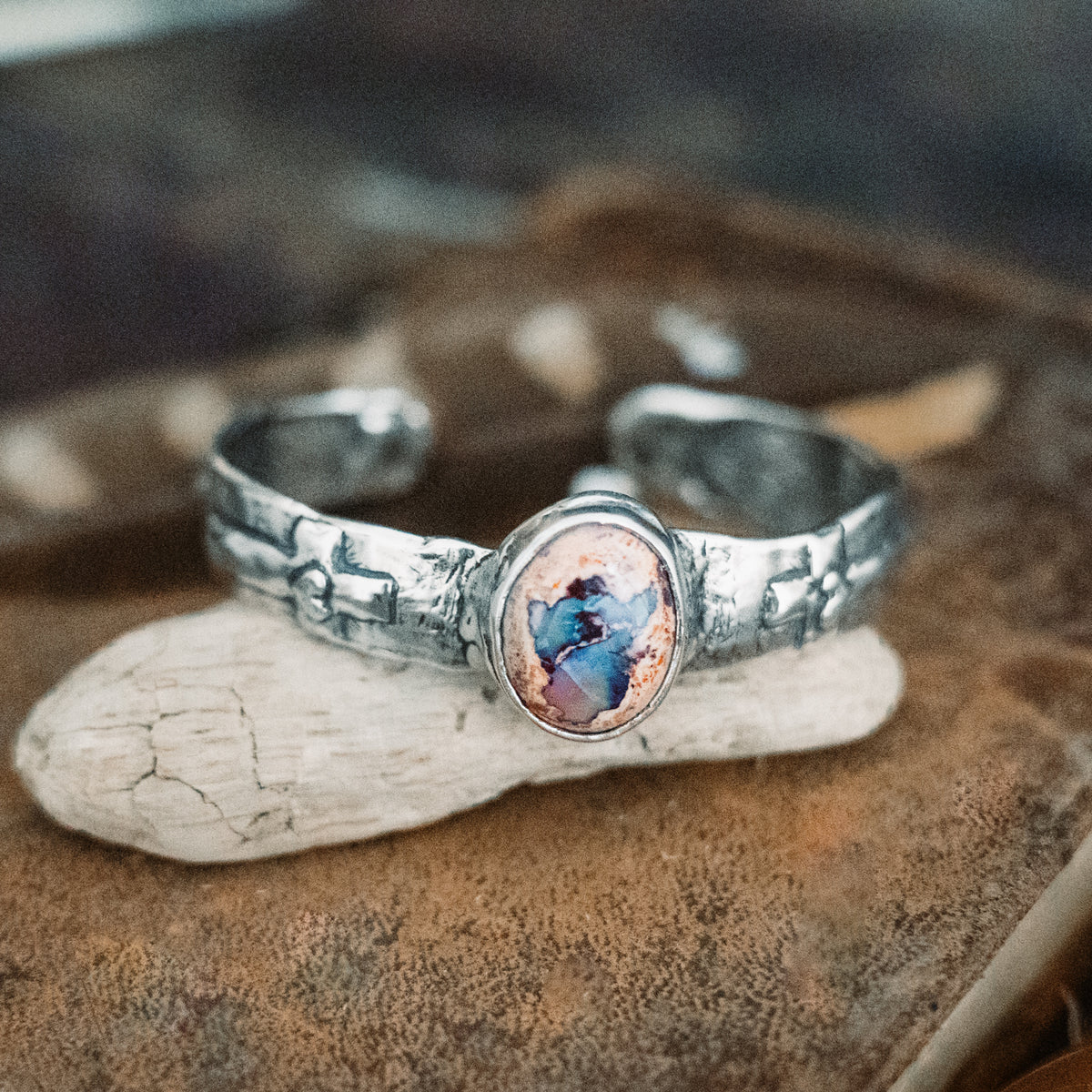 Faith is Daring Cantera Opal Cuff