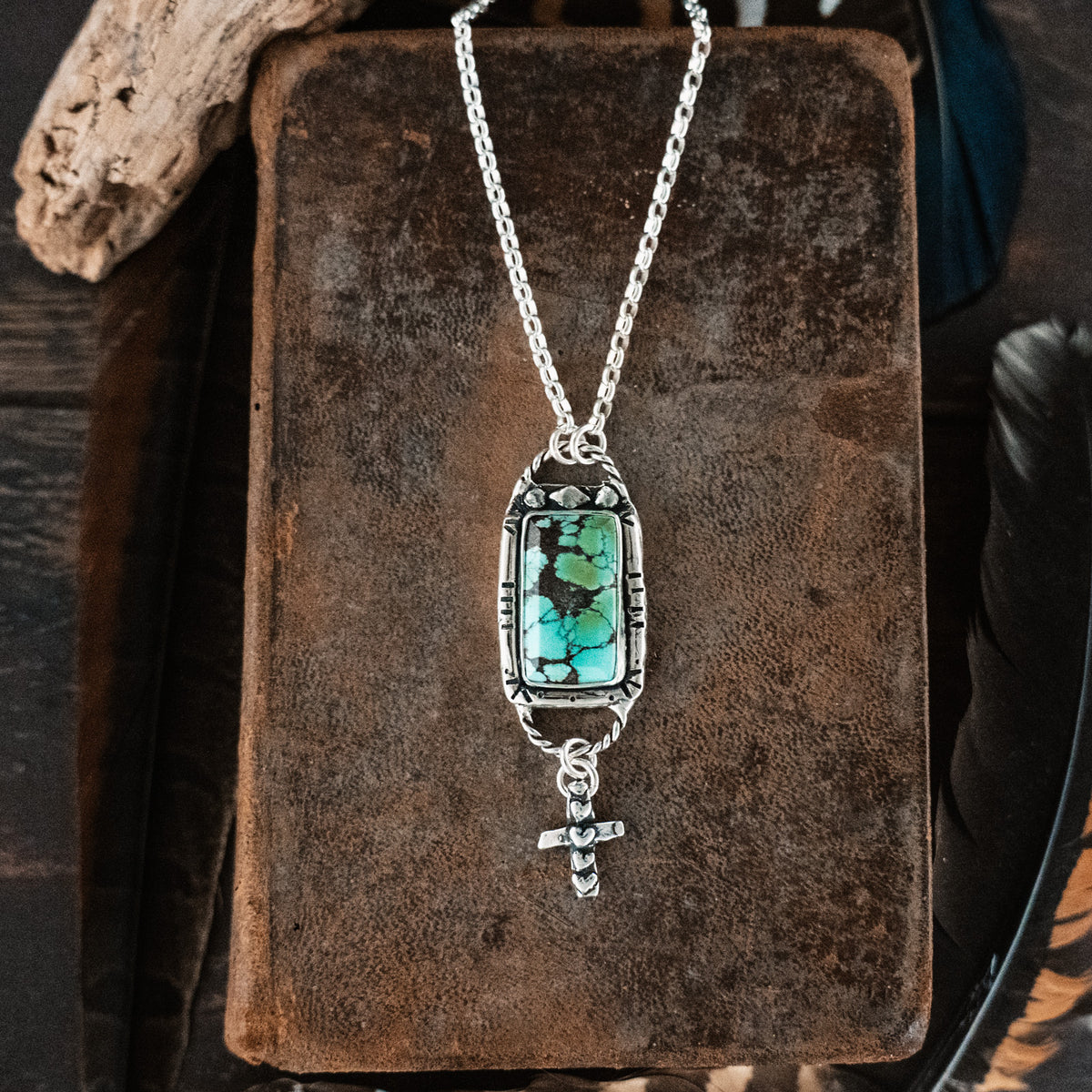 Faith and Strength Turquoise Necklace