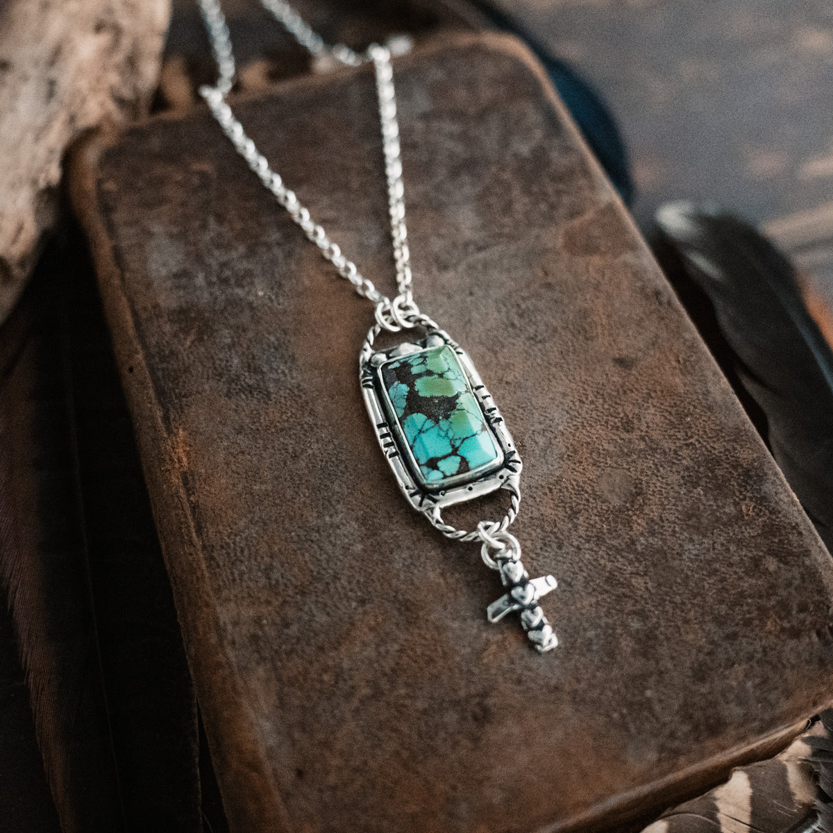 Faith and Strength Turquoise Necklace