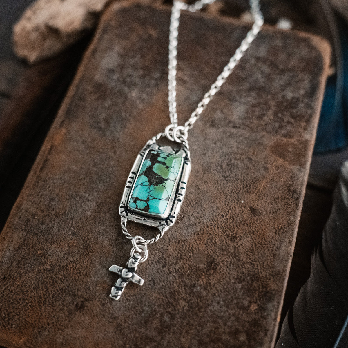 Faith and Strength Turquoise Necklace