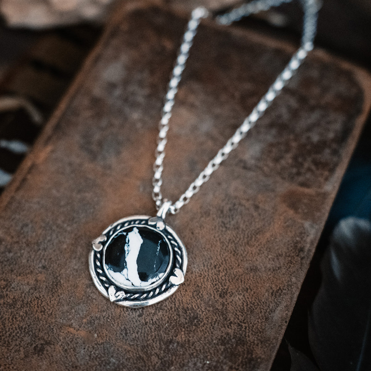 Find Your True North White Buffalo Necklace