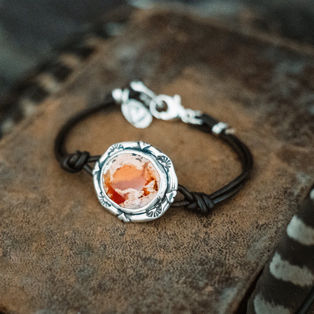 Fire Opal Boheme Bracelet
