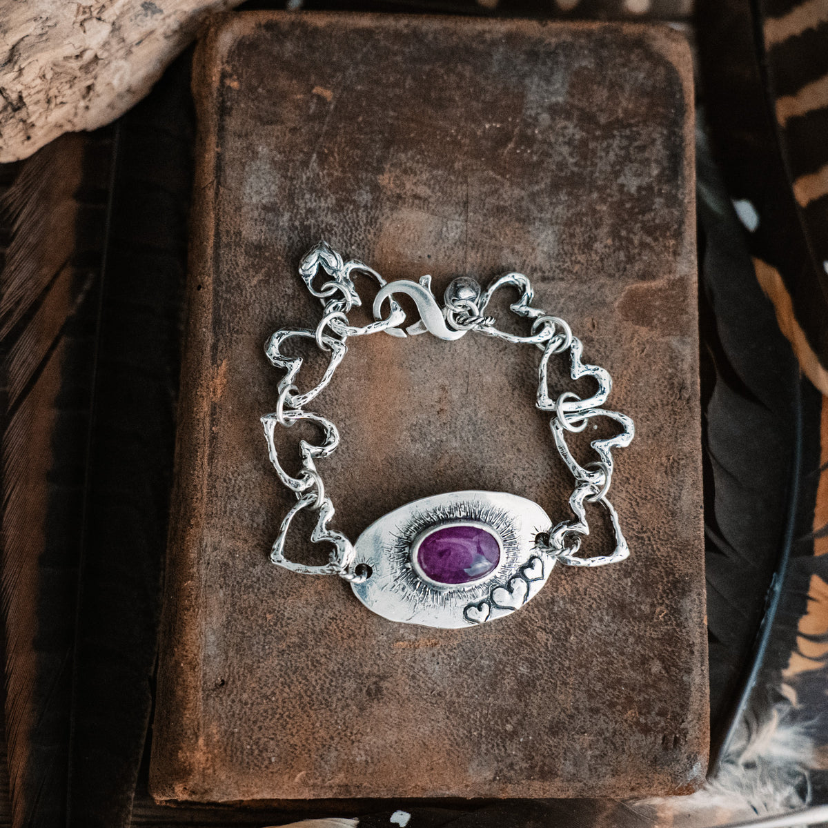A Thousand Hearts Pink Sapphire Bracelet