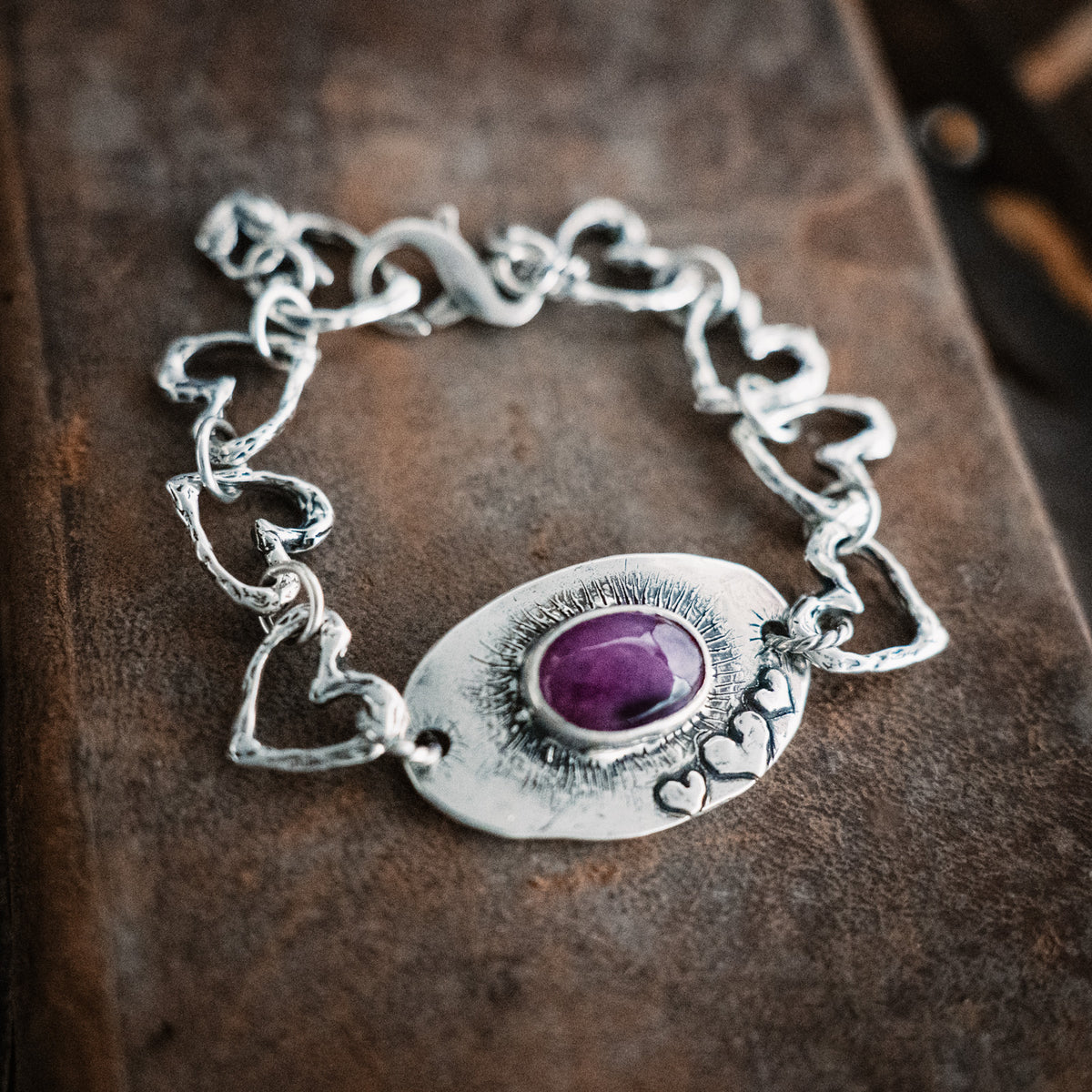 A Thousand Hearts Pink Sapphire Bracelet