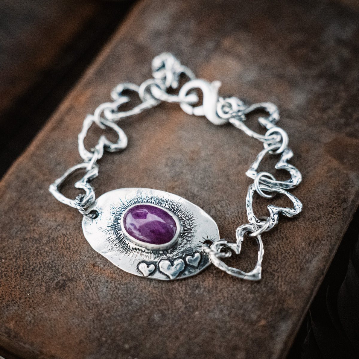 A Thousand Hearts Pink Sapphire Bracelet