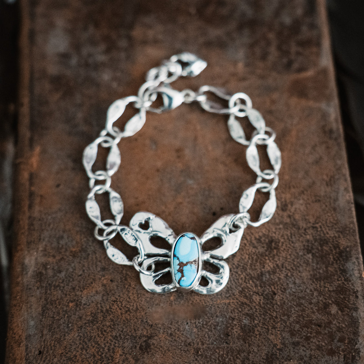 Fly High Butterfly Turquoise Bracelet