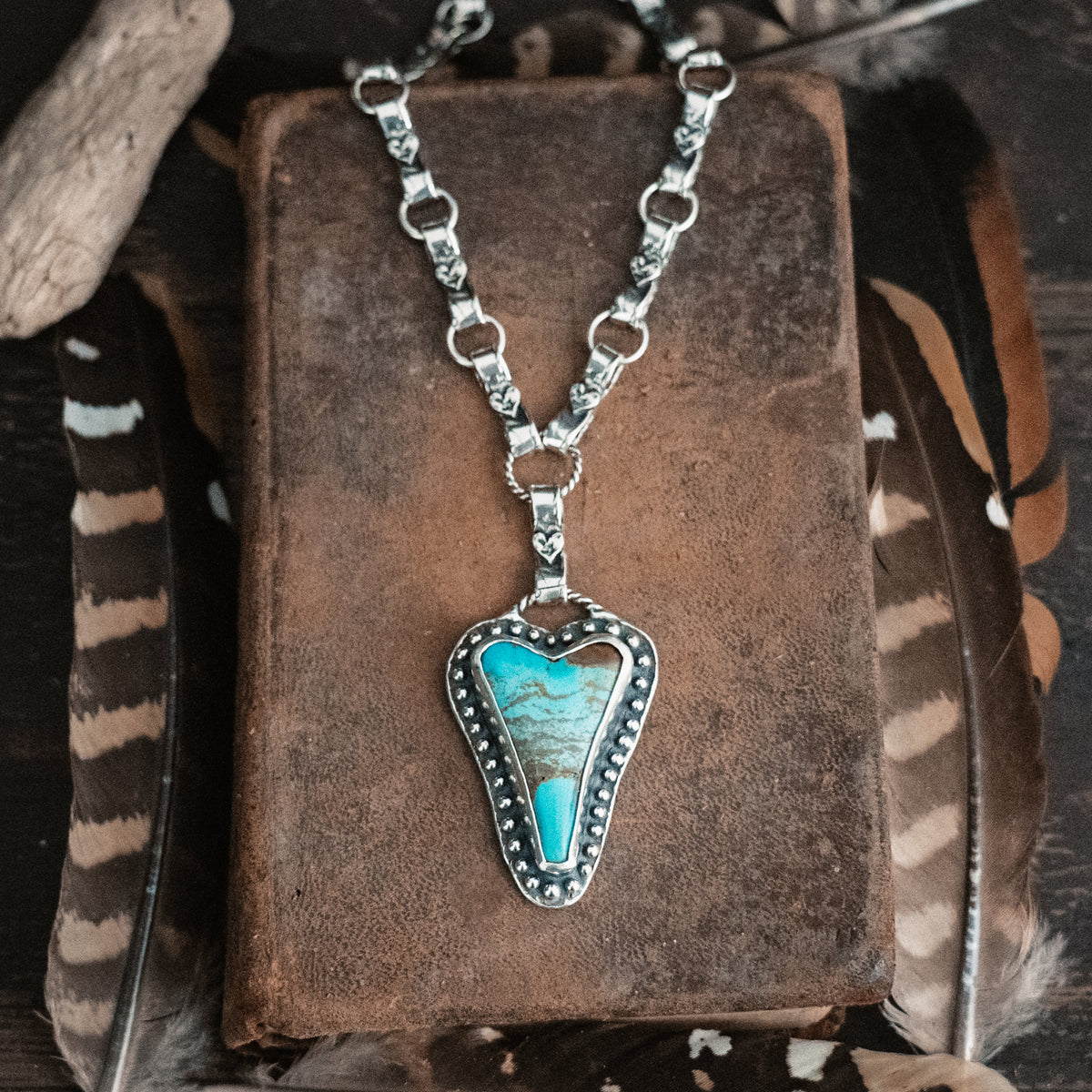 Grateful Heart Turquoise Necklace