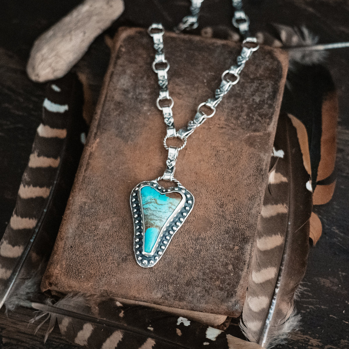 Grateful Heart Turquoise Necklace