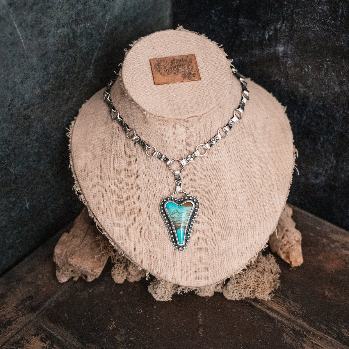 Grateful Heart Turquoise Necklace