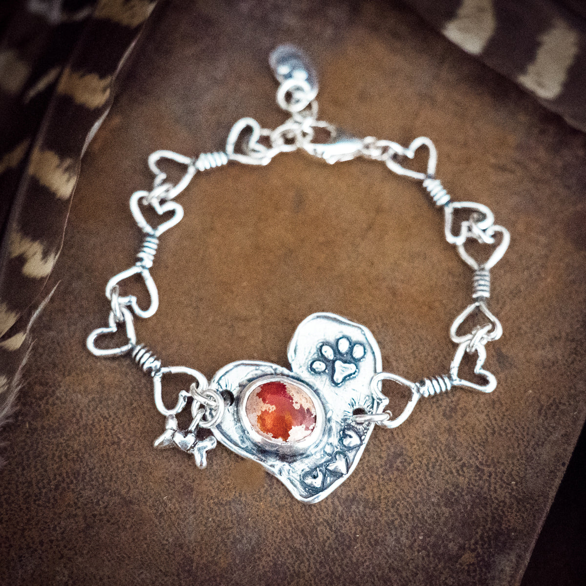 Forever in My Heart Fire Opal Bracelet