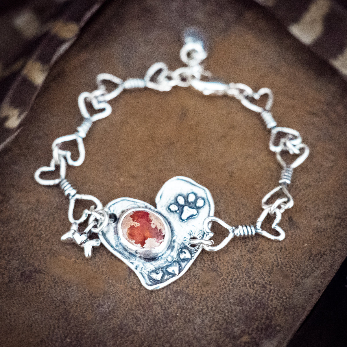 Forever in My Heart Fire Opal Bracelet