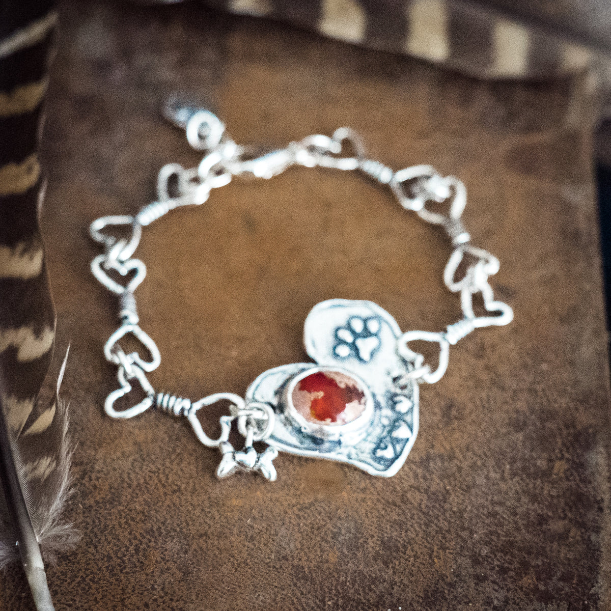 Forever in My Heart Fire Opal Bracelet
