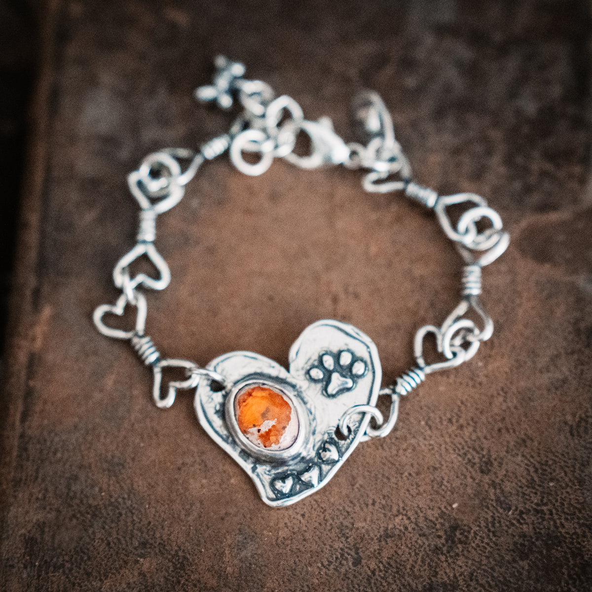 Forever in My Heart Fire Opal Bracelet
