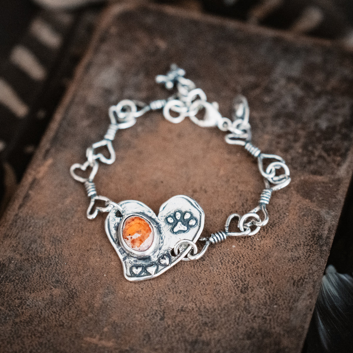 Forever in My Heart Fire Opal Bracelet