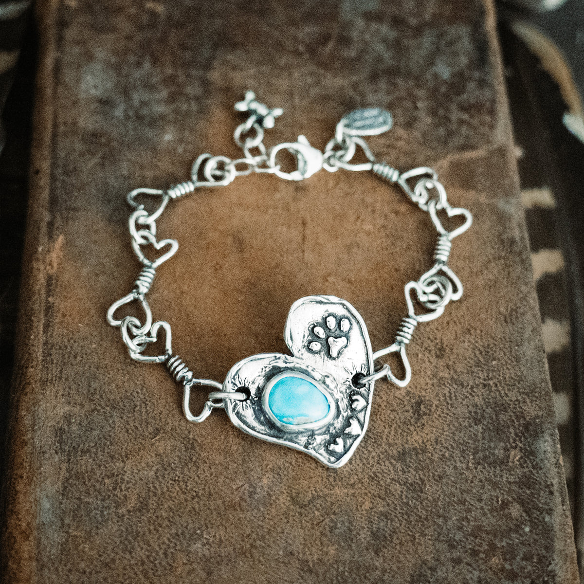 Forever in my Heart Turquoise Bracelet