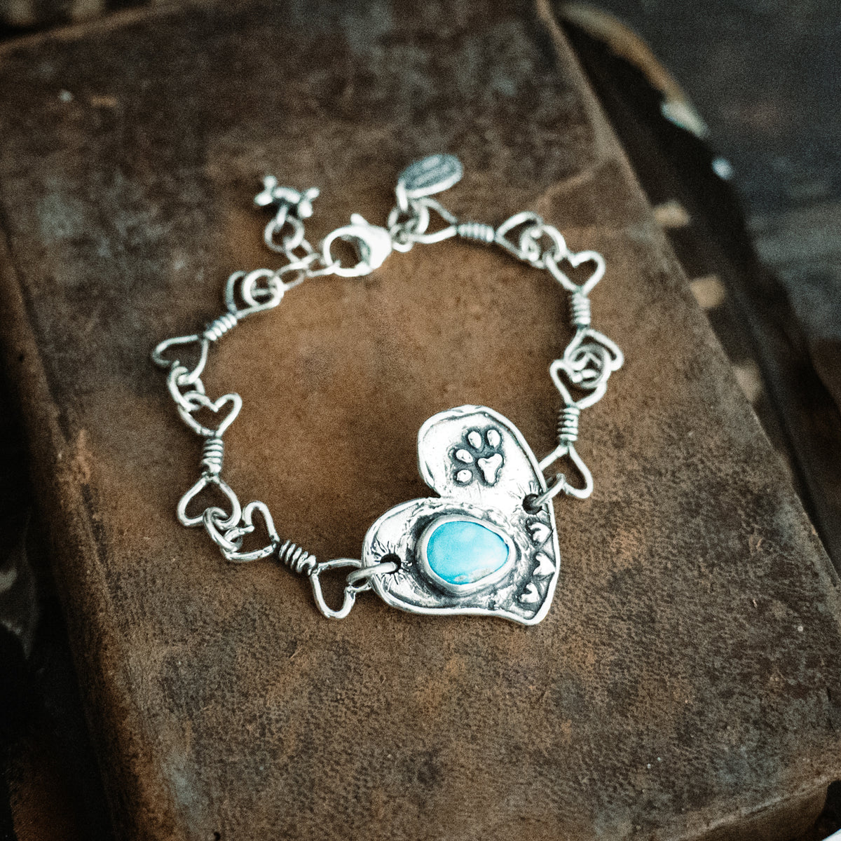 Forever in my Heart Turquoise Bracelet