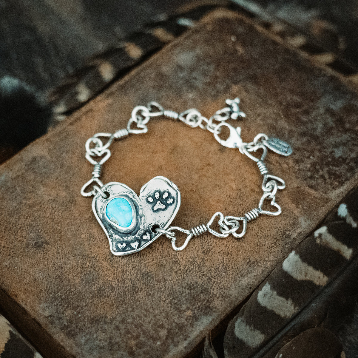 Forever in my Heart Turquoise Bracelet