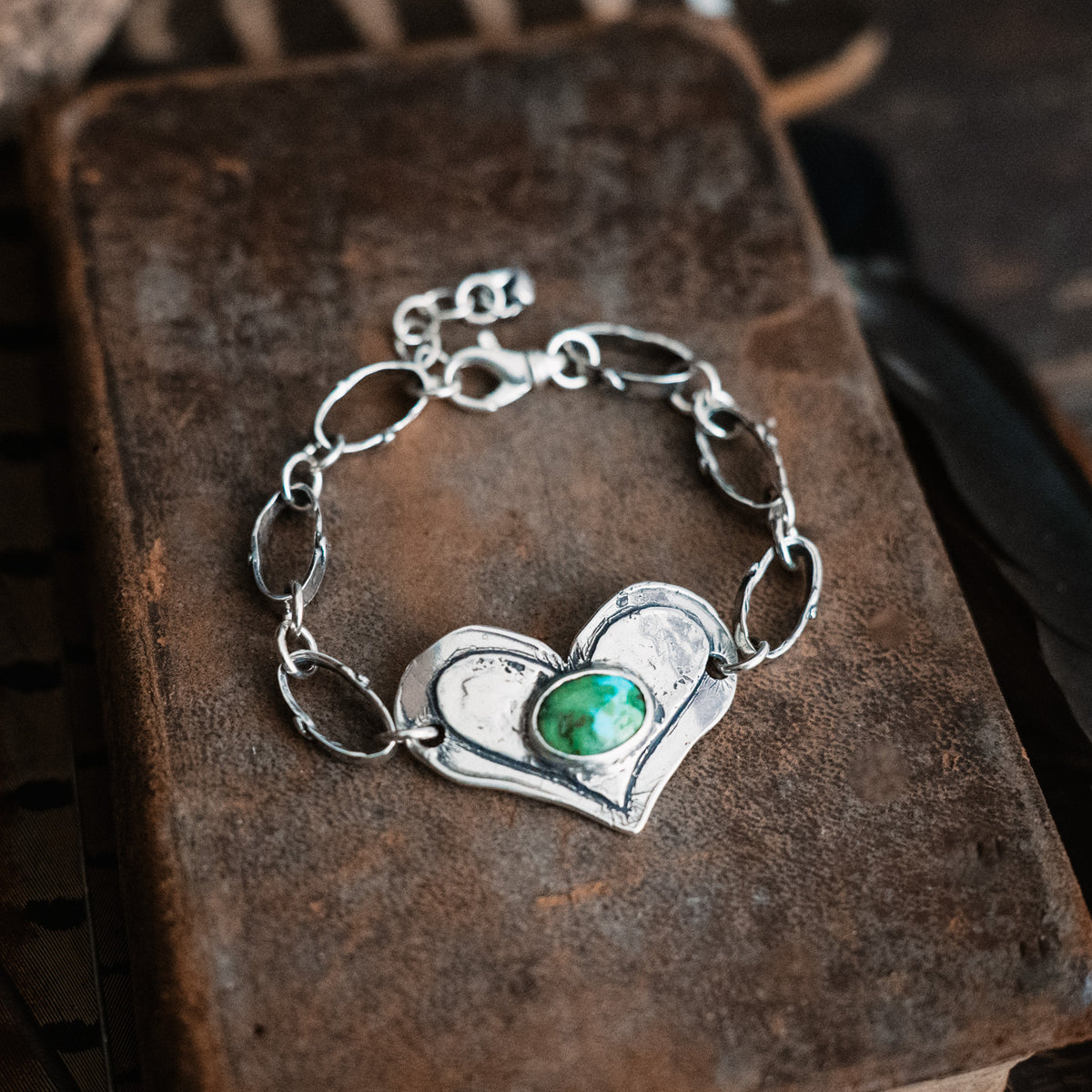 Go With All of Your Heart Turquoise Bracelet