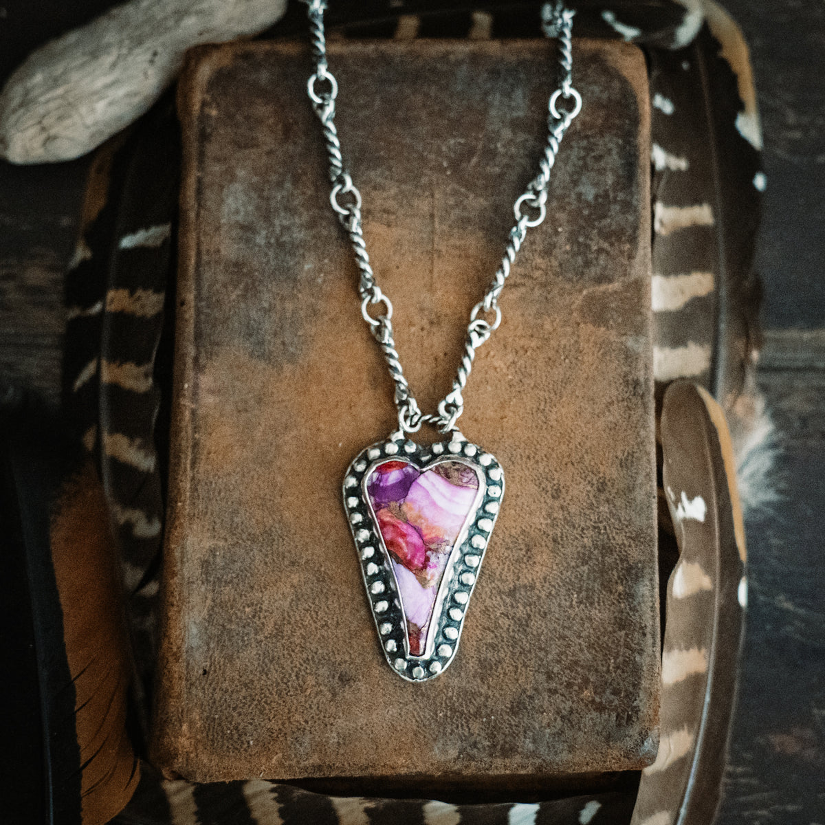 Grateful Heart Confetti Necklace