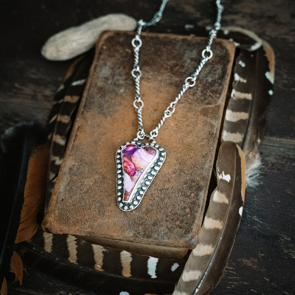 Grateful Heart Confetti Necklace