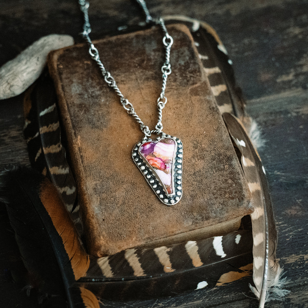 Grateful Heart Confetti Necklace