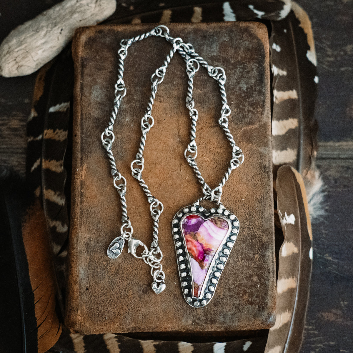 Grateful Heart Confetti Necklace